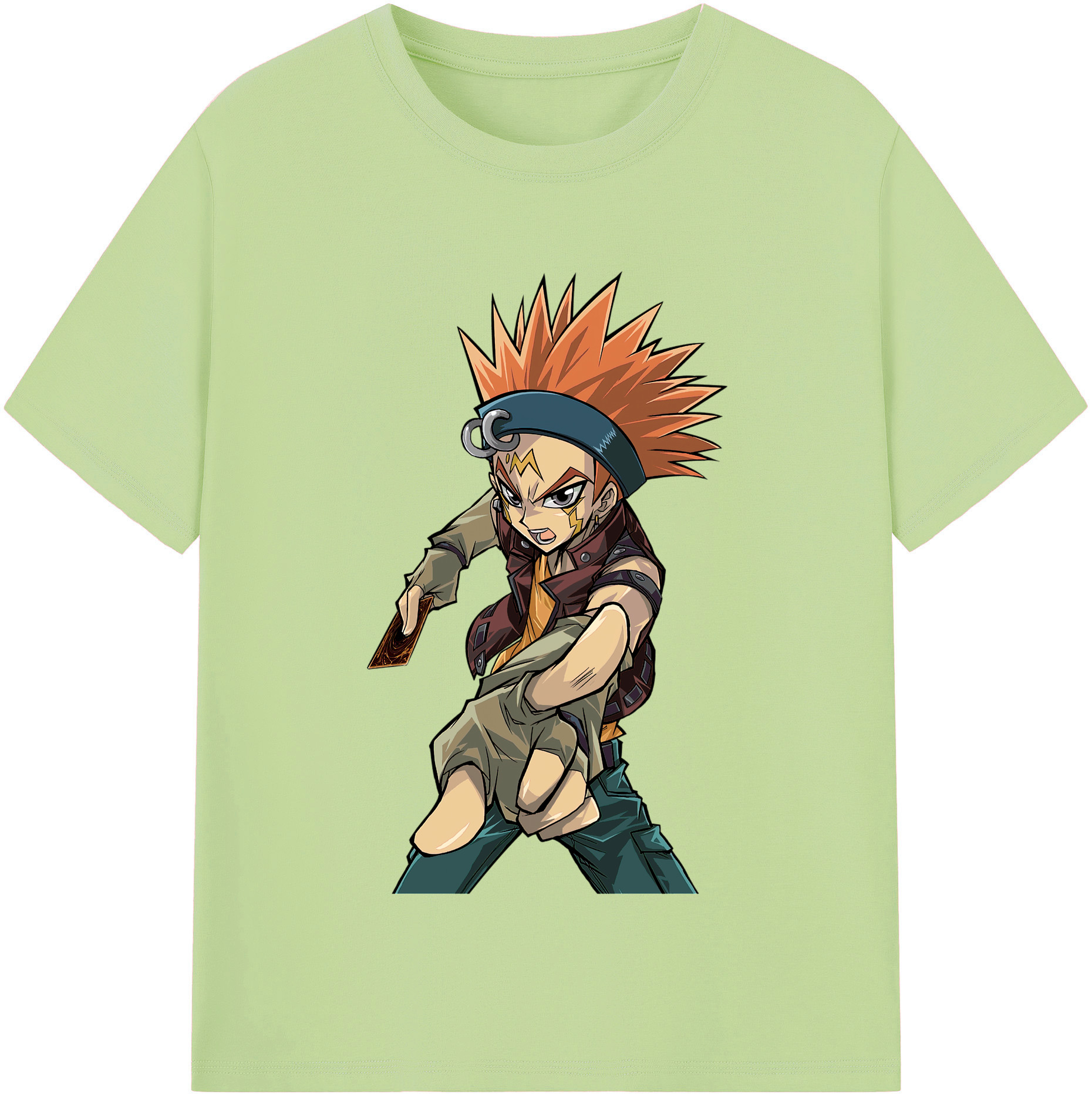 （画像用） 遊☆戯☆王 Yu-Gi-Oh! 綿100％半袖Tシャツ（フロントプリント）